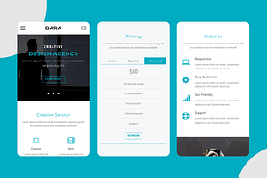 Bara - Creative Mobile Template