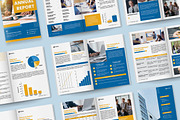 Corporate Financial Annual Report, a Brochure Template by twinstd (Thumbnail 5 of 6)