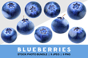 Blueberries collection, an Object Graphic by Fruits+Veggies (Thumbnail 1 of 4)