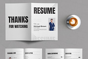 Resume Booklet, a Stationery Template by ContestDesign (Thumbnail 2 of 3)