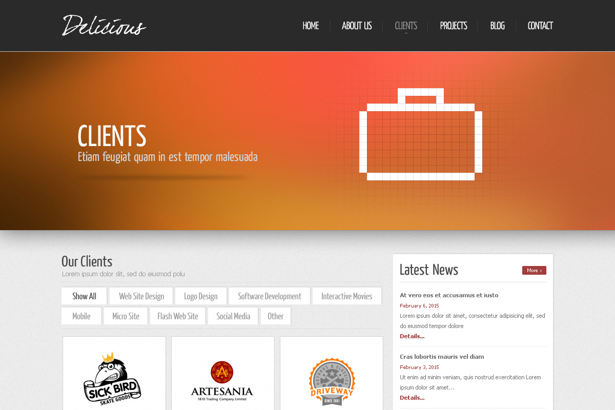 Delicious Agency Website, a Websites & App Template by IQSIR (Photo 5 of 5)