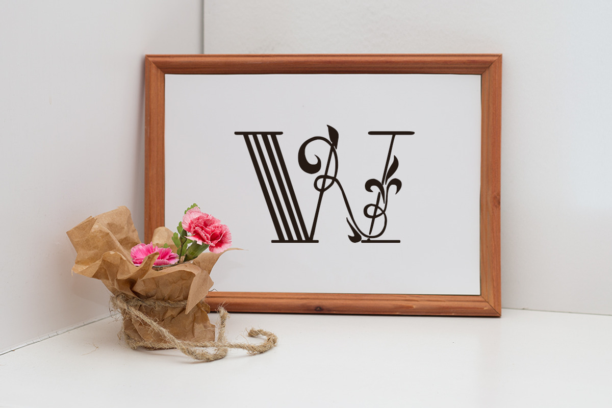 Leaves display font preview 2
