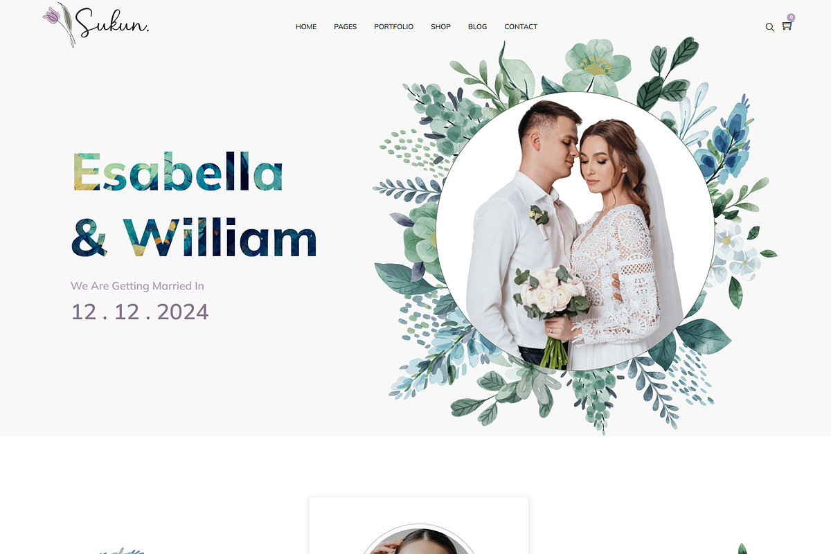 Sukun - Wedding WordPress Theme, a WordPress Template by NaimaAnjum (Photo 4 of 5)