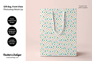 Gift Bag Front Photoshop Mock-Up, a Product Mockup by Rocket & Indigo (Thumbnail 2 of 4)