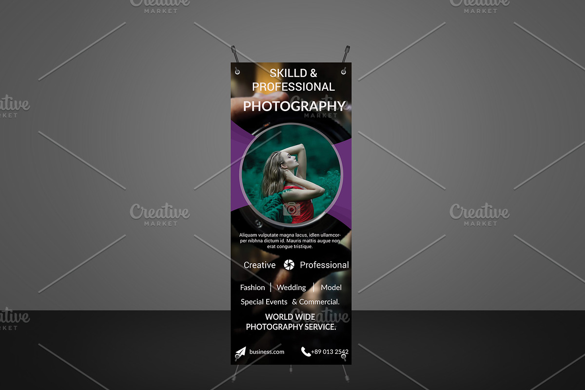Creative Roll up Banner Multi use, a Poster Template by Shishir Khan (Photo 4 of 4)