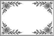 Elegant Floral Border Vector Set, an Illustration by Gfx_Store (Thumbnail 6 of 9)