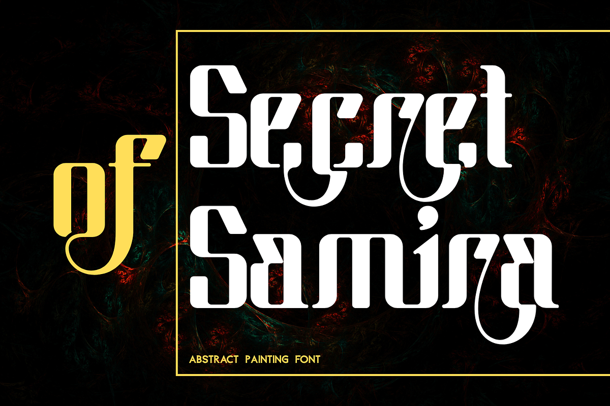 Abstract Painting Font, a Serif Font by 177Studio (Photo 5 of 8)