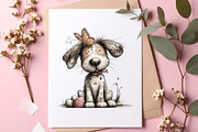 Whimsical easter dog clipart, an Illustration by SinaCreation (Thumbnail 6 of 11)