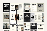 Modern Instagram Carousel Canva, a Social Media Template by Branding Babe Co. (Thumbnail 3 of 9)