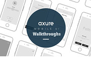 Axure Mobile UI for walkthroughs, a Wireframe Template by Humble UX (Thumbnail 1 of 2)