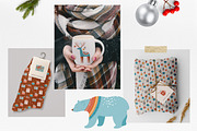 Bohemian Nordic Christmas collection, a Decorative Illustration by Marish (Thumbnail 9 of 11)