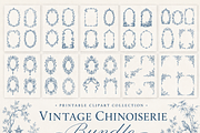 Vintage Chinoiserie clipart, a Decorative Illustration by HeavensStar (Thumbnail 3 of 10)