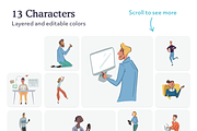 Creative Business Graphics Bundle, a Finance Illustration by Craftrick (Thumbnail 6 of 7)