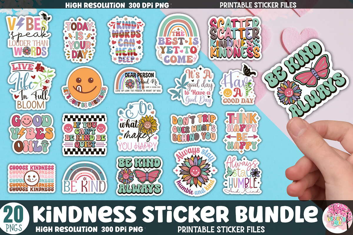 Kindness SVG Bundle, an Object Graphic by Design's Dark (Photo 1 of 15)