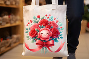 Cute Kawaii Valentine's Day Clipart, an Illustration by SinaCreation (Thumbnail 6 of 7)