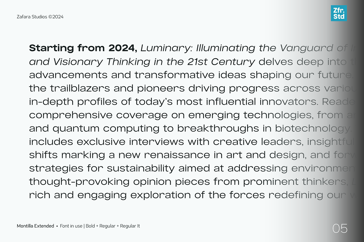Montilla Extended, a Sans Serif Font by Zafara™ (Photo 5 of 12)