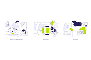 Body care isolated cartoon vector, a Person Illustration by Visual Generation