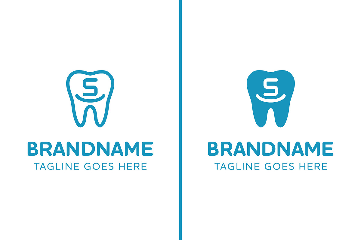 Letter S Dental Tooth Logo, a Branding & Logo Template by Pray Art Design Studio