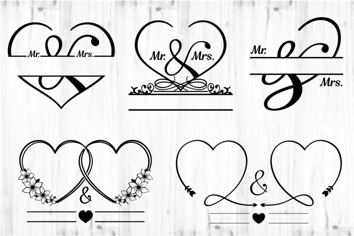 Wedding SVG Bundle, Wedding Sign SVG, an Object Graphic by D2PUTRI (Photo 8 of 31)