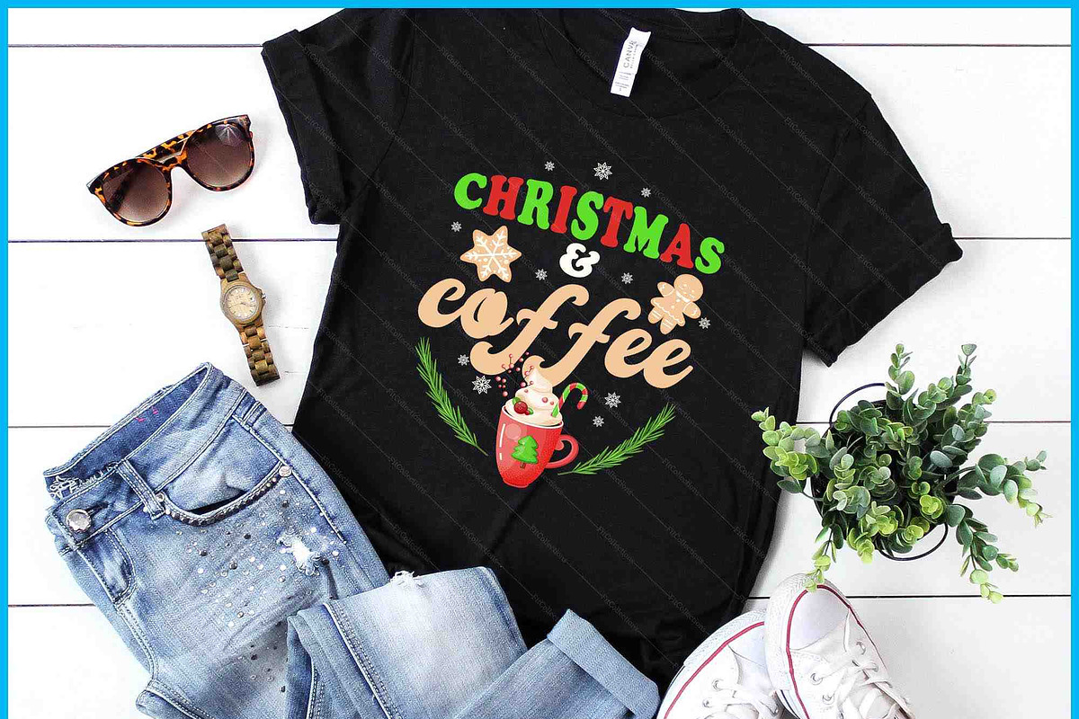 Christmas And Coffee Gingerbread SVG, a Graphic by Creativeusart (Photo 1 of 4)