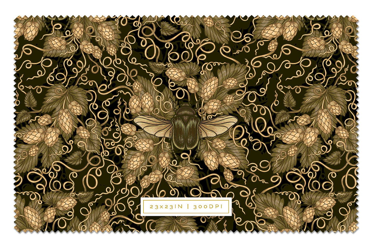 RICH HARVEST — Botanical Patterns, a Decorative Illustration by Liiafis (Photo 5 of 17)