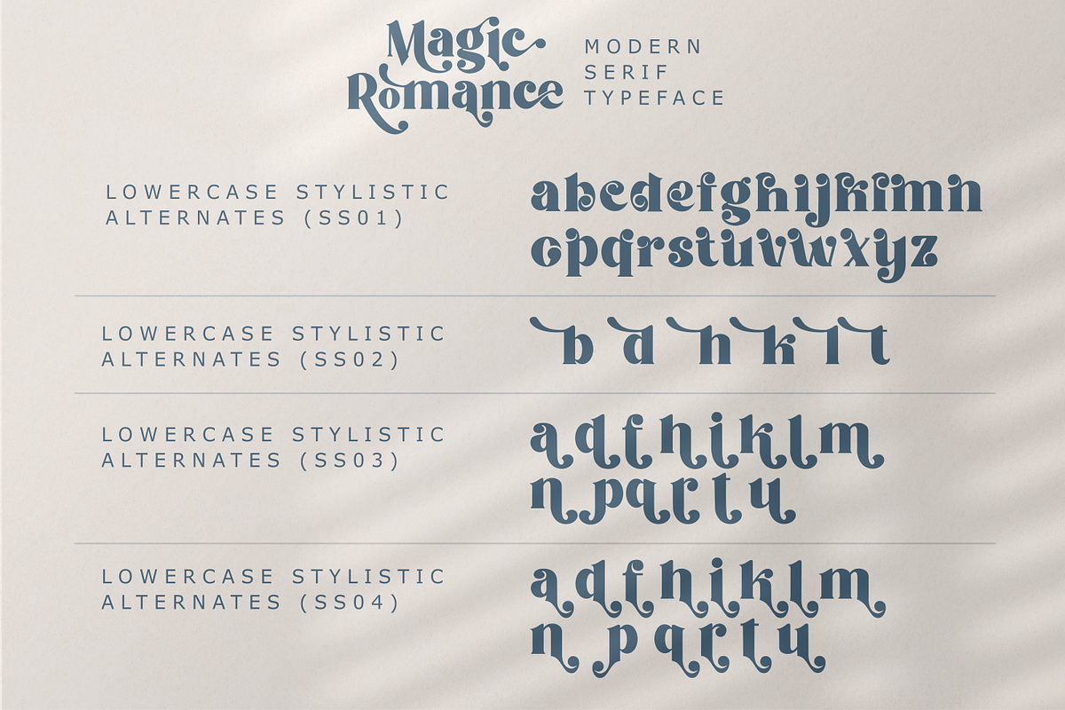 Magic Romance - Modern Serif Font, a Serif Font by zeenesia (Photo 13 of 15)