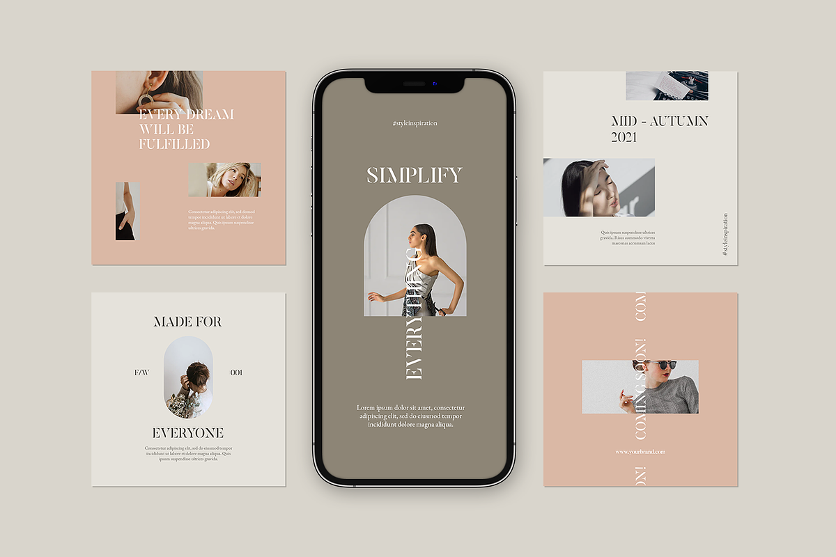 Gienka - Instagram Stories & Post, a Social Media Template by Creatchees.std (Photo 3 of 4)