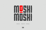 Moshi Moshi, a Sans Serif Font by Unio Designs (Thumbnail 1 of 8)