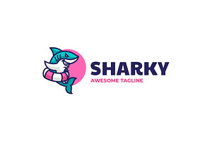 Shark Mascot Cartoon Logo, a Branding & Logo Template by Artnivora.Std