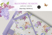 BLOOMING SEASON watercolor clipart, a Seasonal Illustration by long summer (Thumbnail 14 of 15)