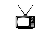 Retro Television Minimal Silhouette, a Graphic by hafijul (Thumbnail 8 of 14)