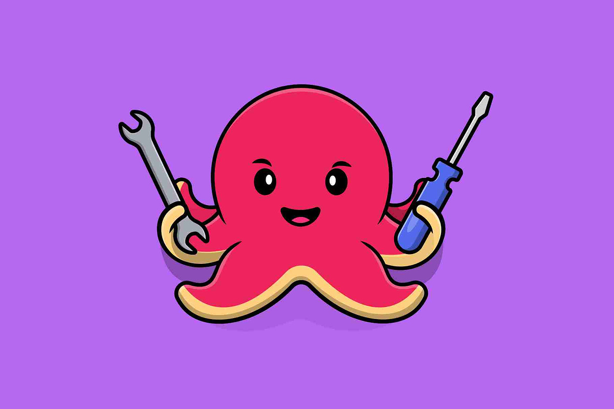 Sea Creatures Cartoon Vector Icons, an Animal Illustration by Artstorystudio (Photo 2 of 5)