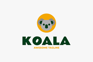 Koala Simple Mascot Logo, a Branding & Logo Template by Artnivora.Std