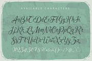 Rusted brushpen script + bonus, a Script Font by Gleb Guralnyk (Thumbnail 3 of 4)