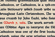 Medieval Grammar blackletter font, a Blackletter Font by kaer_shop (Thumbnail 11 of 13)
