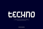 Byronex - Techno Font, a Sans Serif Font by QR Design Studio (Thumbnail 3 of 7)