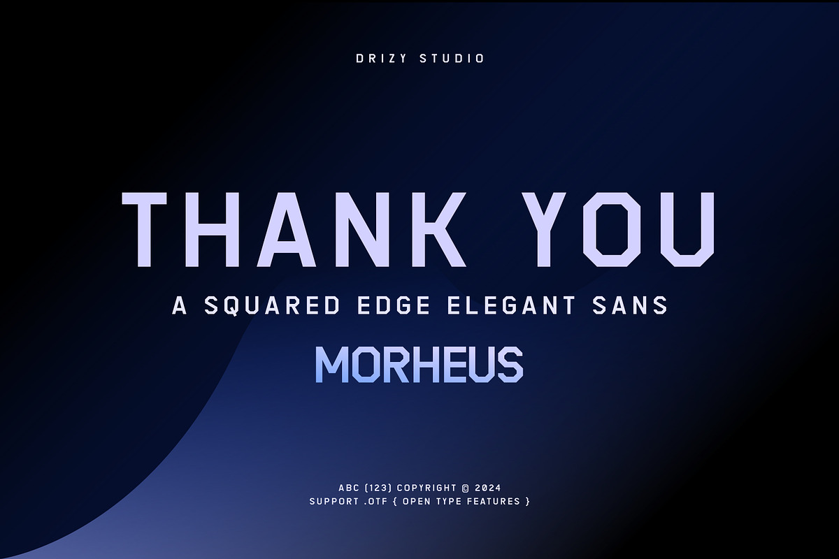 Morheus – Squared Edge Elegant Sans, a Sans Serif Font by Drizy (Photo 10 of 10)