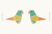 ORIGAMI Font + Elements, a Sans Serif Font by Hanko Goods (Thumbnail 9 of 9)