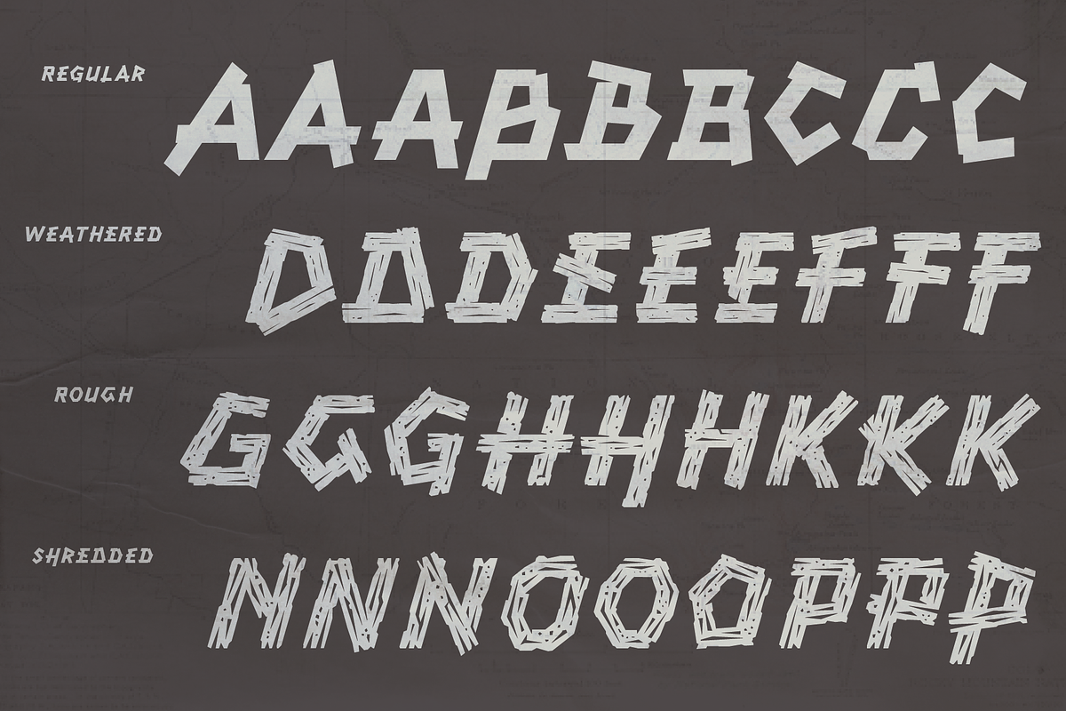 KNAPSACK - Decorative Font Family, a Font by Punch (Photo 3 of 11)