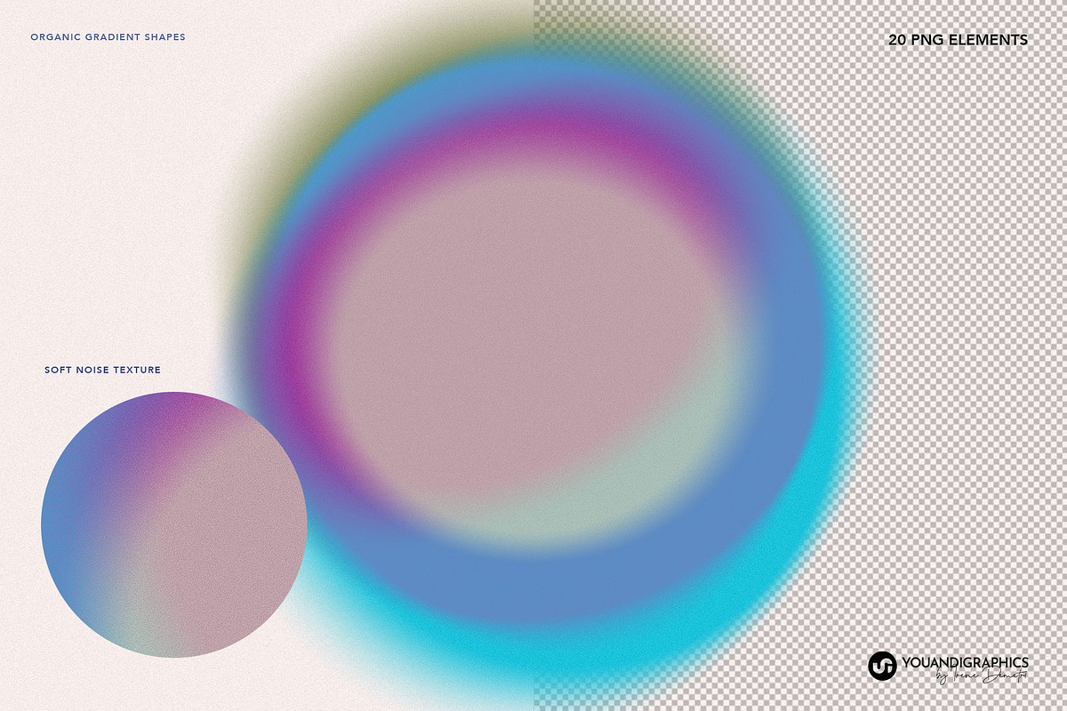 Gradient Orbits - Abstract Elements, a Background Graphic by Youandigraphics (Photo 4 of 13)