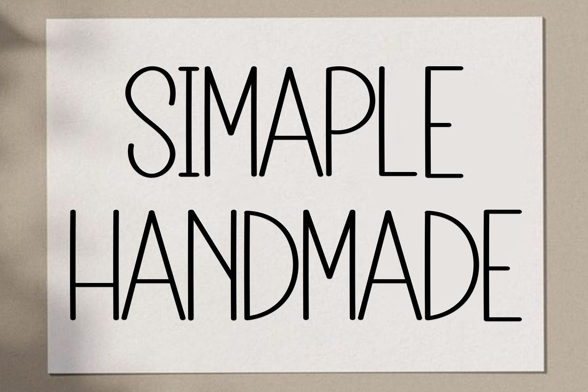 Holding Minimalist, a Sans Serif Font by FreshTypeINK (Photo 5 of 7)