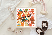 Valentine Dog Sublimation PNG, an Illustration by CraftArtStudio (Thumbnail 3 of 3)