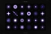 Lightning Bolts & Lens Flares Bundle, a Shape Add-On by Samolevsky (Thumbnail 14 of 16)