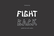 PGR Fight Back - Graffiti Font, a Handwritten Font by Pikgura (Thumbnail 1 of 6)
