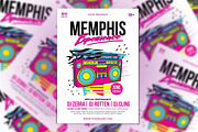 Memphis Experience, a Flyer Template by Aiyari Graphic (Thumbnail 1 of 3)