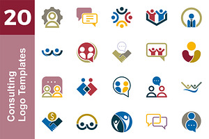 20 Logo Consulting Template Bundle