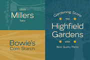 Lumend Vintage – Sans Serif Stamp, a Sans Serif Font by Craft Supply Co. (Thumbnail 2 of 8)