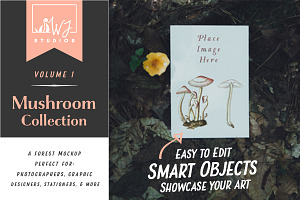 Mushroom Mockup 1 - Vol. 1