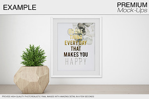 Wall & Frames Mockup - Plants