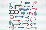 Sketched arrows, an Object Graphic by Ember Studio (Thumbnail 2 of 2)